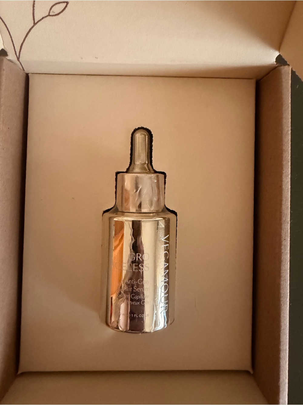 Vegamour GRO Ageless Anti-grey Hair Serum - New in Box